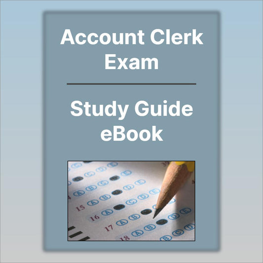 Account Clerk Test Study Guide eBook