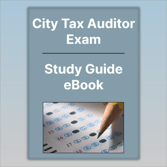 City Tax Auditor Test Study Guide eBook