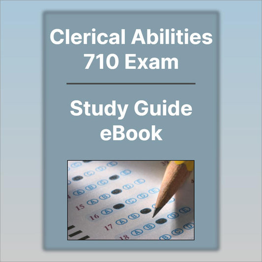 Clerical Abilities 710 Exam Study Guide eBook